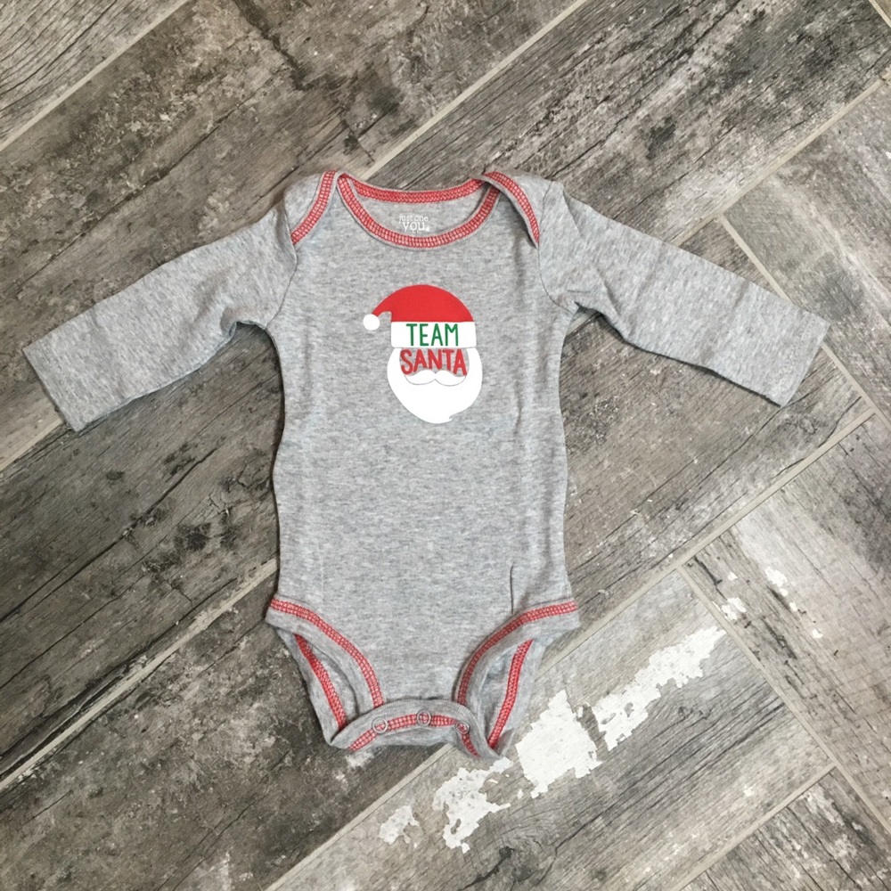New without tag boys’ Christmas long sleeve onesie